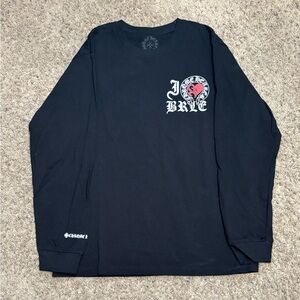 Black Chrome Hearts Long Sleeve Men's Shirt